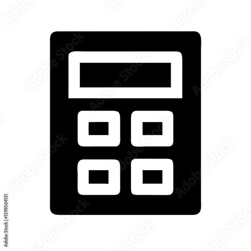 calculator  vector flat icon