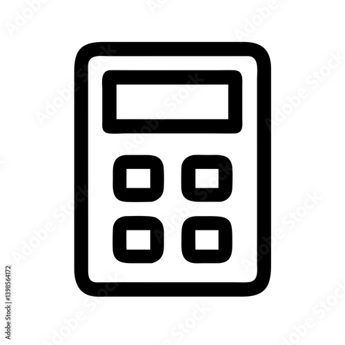 calculator  vector flat icon