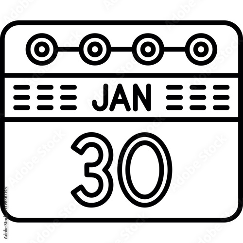 January 30 icon