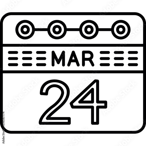 March 24 icon