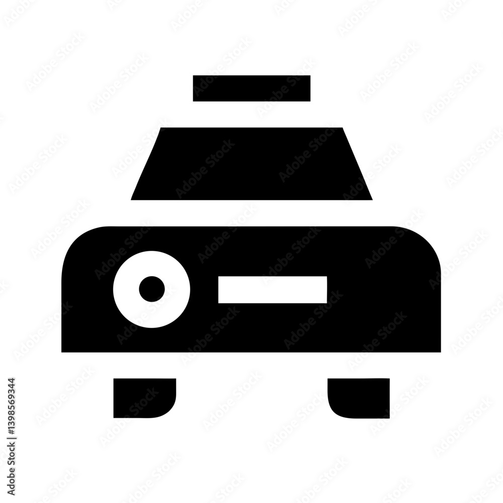 car glyph vector flat icon car glyph vector flat icon