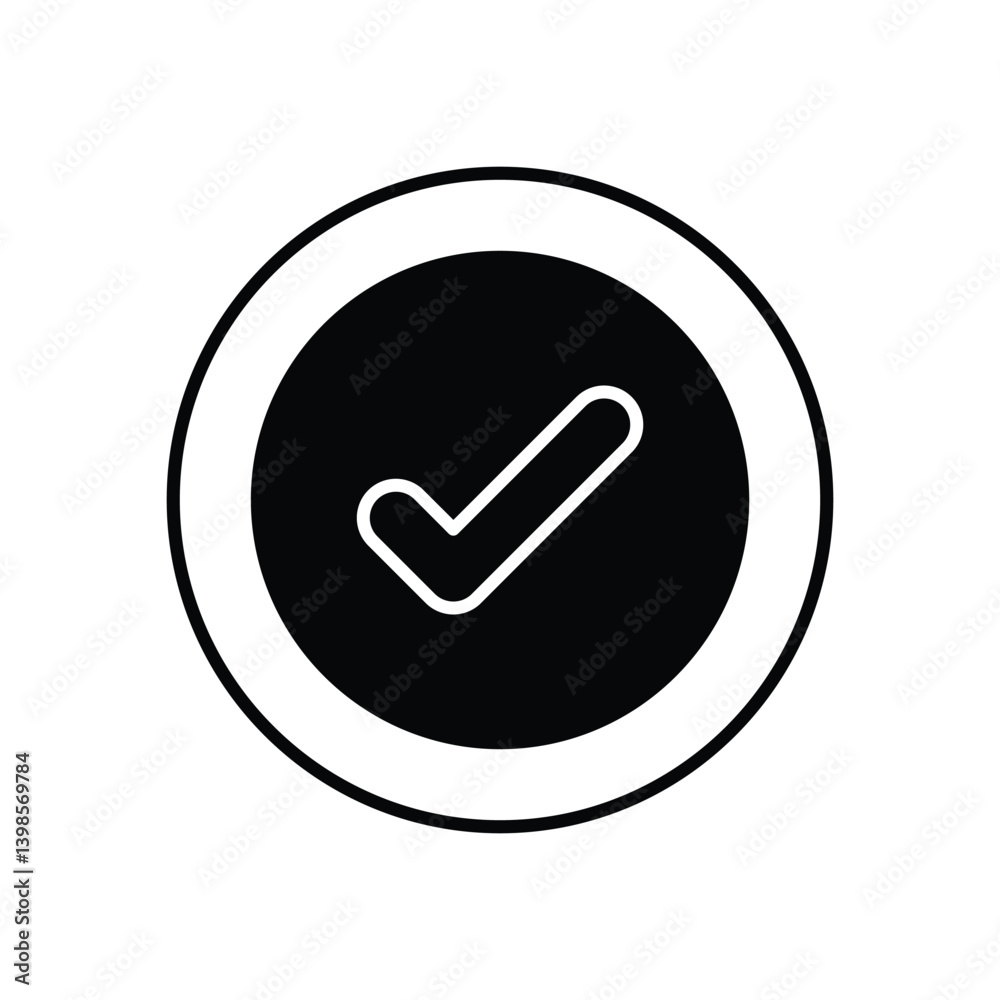 CHEACKED vector icon stock illustration CHEACKED vector icon stock illustration