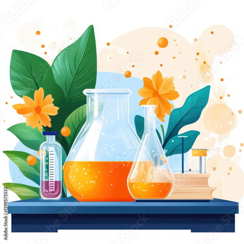 Science Beaker Isolated