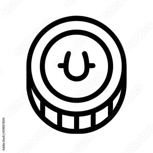 coin  vector flat icon