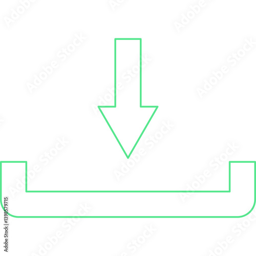 Download single vector illustration icon