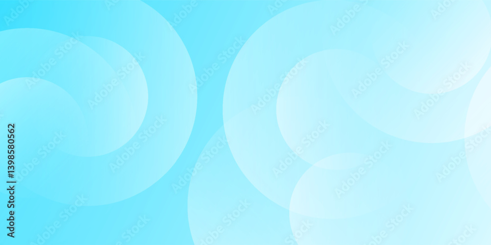 minimalist banner soft blue gradient. Vector Illustration