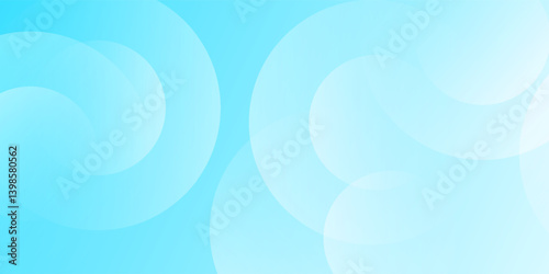 minimalist banner soft blue gradient. Vector Illustration