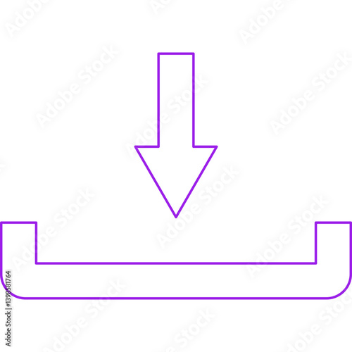 Download single vector illustration icon