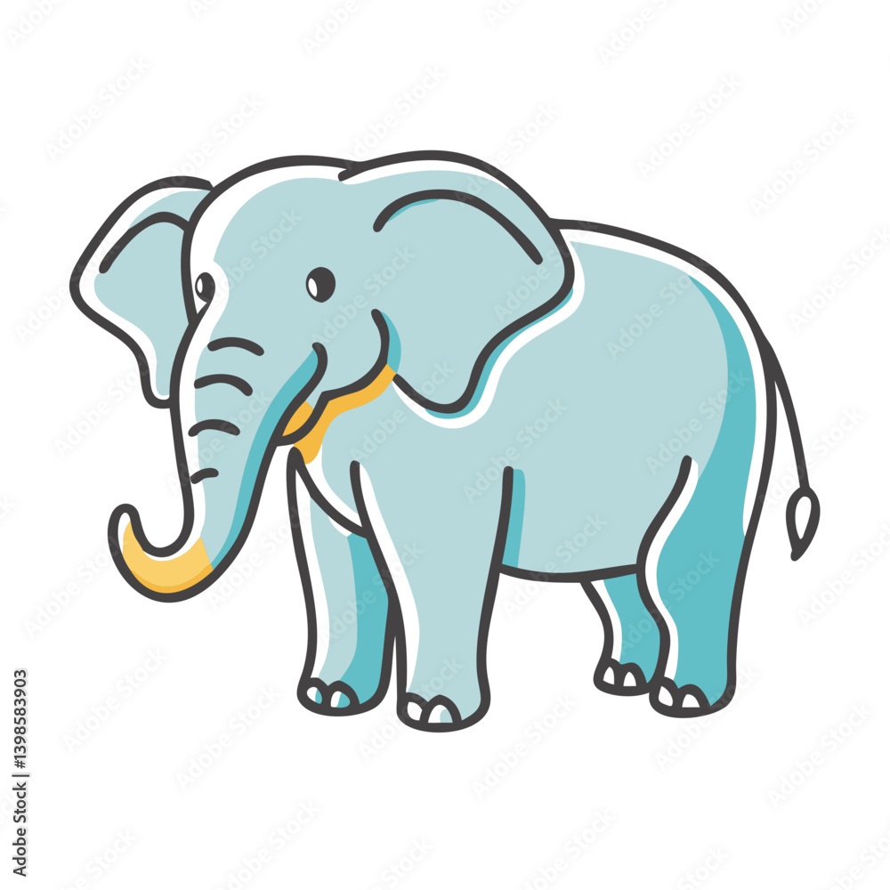elephant icon, elephant vector illustration-simple illustration of elephant, perfect for elephant logos and icons elephant icon, elephant vector illustration-simple illustration of elephant, perfect for elephant logos and icons
