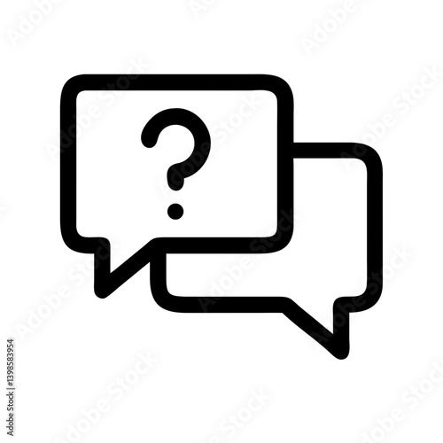 comment question  vector flat icon