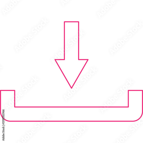 Download single vector illustration icon