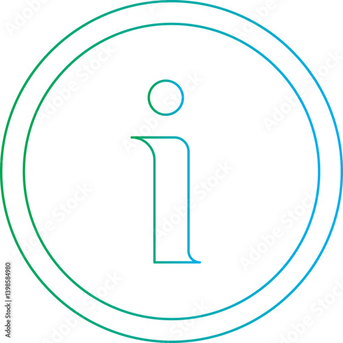 Information single vector illustration icon