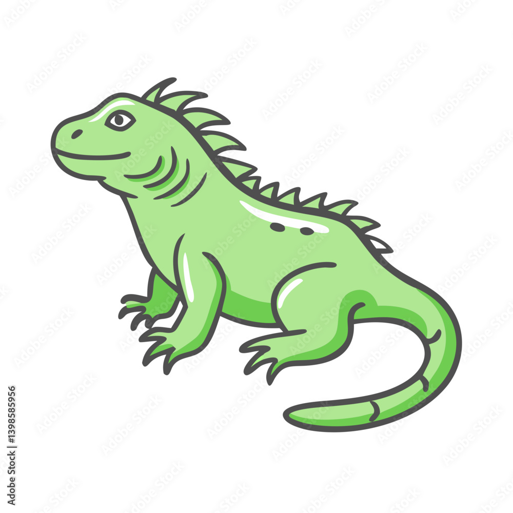 iguana icon, iguana vector illustration-simple illustration of iguana, perfect for iguana logos and icons iguana icon, iguana vector illustration-simple illustration of iguana, perfect for iguana logos and icons