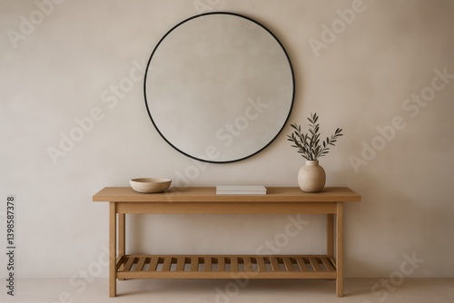 Elegant Interior Design Featuring Modern Decor and Natural Elements in a Mini...
