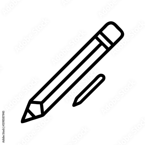 Pencil icons symbolize creativity and artistic expression. Essential for drawing, writing, and educational themes, these designs reflect the art of communication through simple tools.