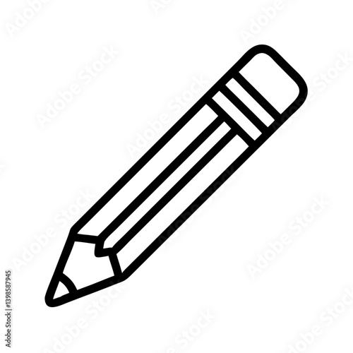 Pencil icons symbolize creativity and artistic expression. Essential for drawing, writing, and educational themes, these designs reflect the art of communication through simple tools.