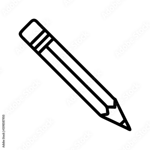 Pencil icons symbolize creativity and artistic expression. Essential for drawing, writing, and educational themes, these designs reflect the art of communication through simple tools.