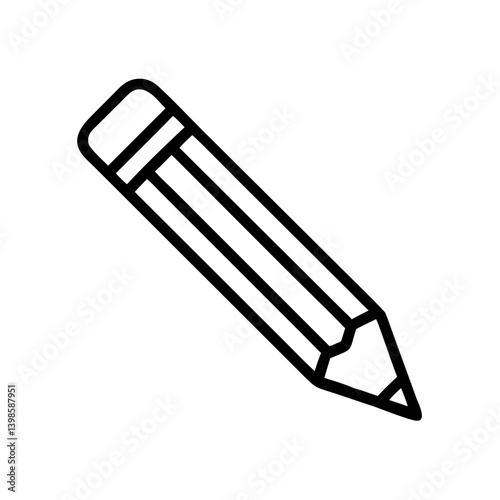 Pencil icons symbolize creativity and artistic expression. Essential for drawing, writing, and educational themes, these designs reflect the art of communication through simple tools.