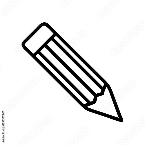 Pencil icons symbolize creativity and artistic expression. Essential for drawing, writing, and educational themes, these designs reflect the art of communication through simple tools.
