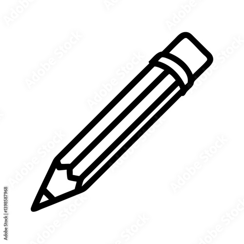 Pencil icons symbolize creativity and artistic expression. Essential for drawing, writing, and educational themes, these designs reflect the art of communication through simple tools.