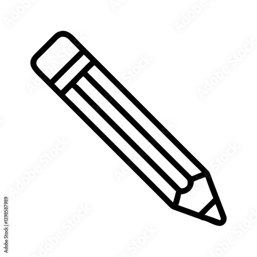 Pencil icons symbolize creativity and artistic expression. Essential for drawing, writing, and educational themes, these designs reflect the art of communication through simple tools.