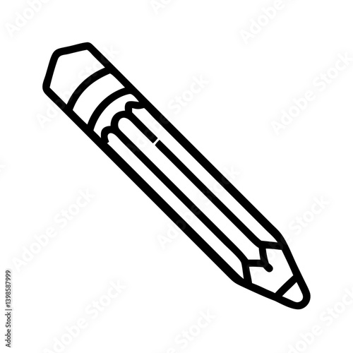 Pencil icons symbolize creativity and artistic expression. Essential for drawing, writing, and educational themes, these designs reflect the art of communication through simple tools.
