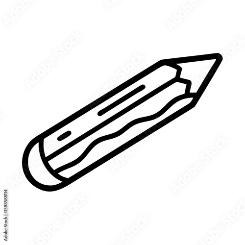 Pencil icons symbolize creativity and artistic expression. Essential for drawing, writing, and educational themes, these designs reflect the art of communication through simple tools.