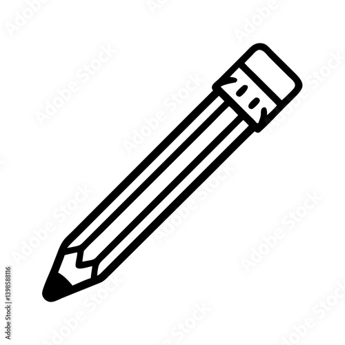 Pencil icons symbolize creativity and artistic expression. Essential for drawing, writing, and educational themes, these designs reflect the art of communication through simple tools.