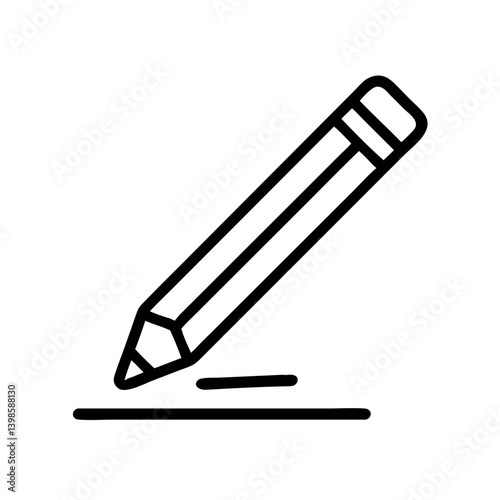 Pencil icons symbolize creativity and artistic expression. Essential for drawing, writing, and educational themes, these designs reflect the art of communication through simple tools.