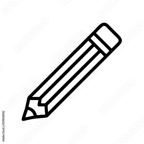 Pencil icons symbolize creativity and artistic expression. Essential for drawing, writing, and educational themes, these designs reflect the art of communication through simple tools.