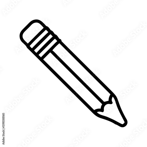 Pencil icons symbolize creativity and artistic expression. Essential for drawing, writing, and educational themes, these designs reflect the art of communication through simple tools.