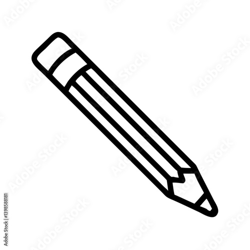 Pencil icons symbolize creativity and artistic expression. Essential for drawing, writing, and educational themes, these designs reflect the art of communication through simple tools.