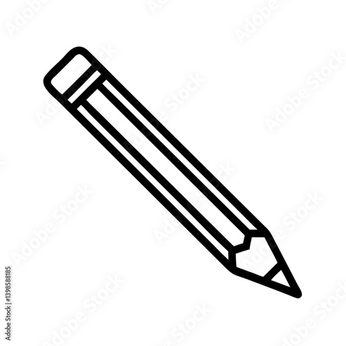 Pencil icons symbolize creativity and artistic expression. Essential for drawing, writing, and educational themes, these designs reflect the art of communication through simple tools.