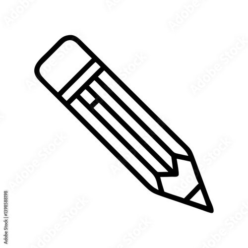 Pencil icons symbolize creativity and artistic expression. Essential for drawing, writing, and educational themes, these designs reflect the art of communication through simple tools.
