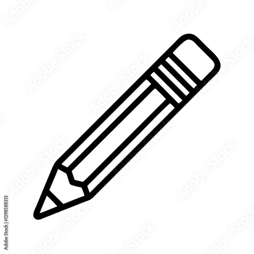 Pencil icons symbolize creativity and artistic expression. Essential for drawing, writing, and educational themes, these designs reflect the art of communication through simple tools.