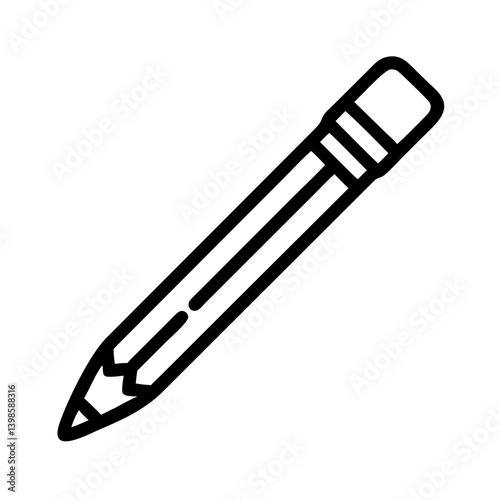 Pencil icons symbolize creativity and artistic expression. Essential for drawing, writing, and educational themes, these designs reflect the art of communication through simple tools.