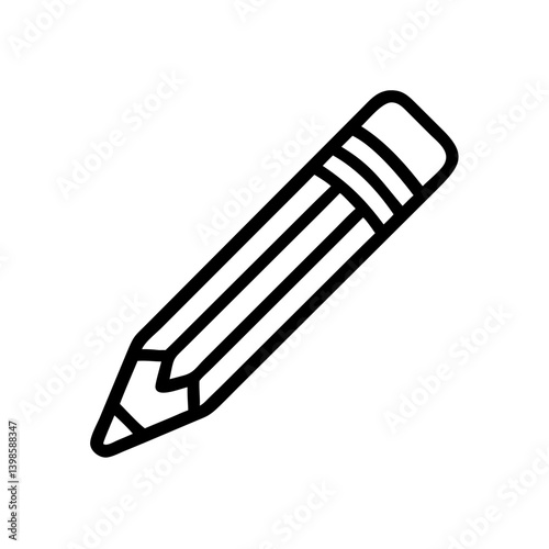 Pencil icons symbolize creativity and artistic expression. Essential for drawing, writing, and educational themes, these designs reflect the art of communication through simple tools.