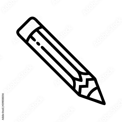 Pencil icons symbolize creativity and artistic expression. Essential for drawing, writing, and educational themes, these designs reflect the art of communication through simple tools.