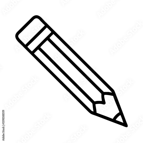 Pencil icons symbolize creativity and artistic expression. Essential for drawing, writing, and educational themes, these designs reflect the art of communication through simple tools.