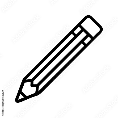 Pencil icons symbolize creativity and artistic expression. Essential for drawing, writing, and educational themes, these designs reflect the art of communication through simple tools.