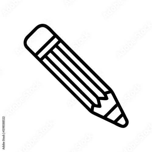 Pencil icons symbolize creativity and artistic expression. Essential for drawing, writing, and educational themes, these designs reflect the art of communication through simple tools.