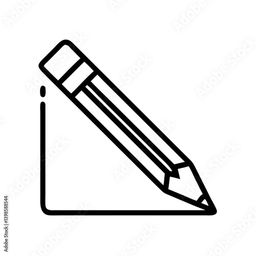 Pencil icons symbolize creativity and artistic expression. Essential for drawing, writing, and educational themes, these designs reflect the art of communication through simple tools.