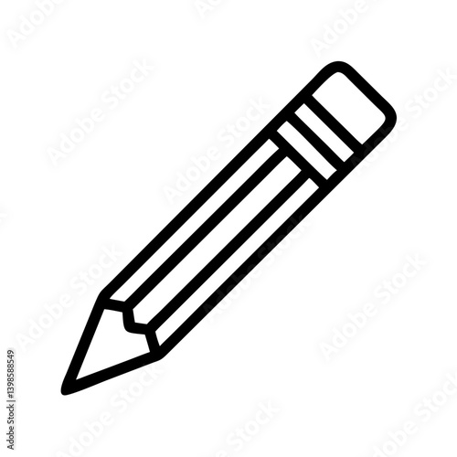 Pencil icons symbolize creativity and artistic expression. Essential for drawing, writing, and educational themes, these designs reflect the art of communication through simple tools.