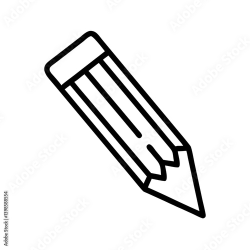 Pencil icons symbolize creativity and artistic expression. Essential for drawing, writing, and educational themes, these designs reflect the art of communication through simple tools.