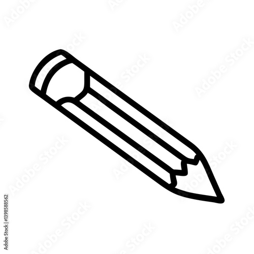 Pencil icons symbolize creativity and artistic expression. Essential for drawing, writing, and educational themes, these designs reflect the art of communication through simple tools.