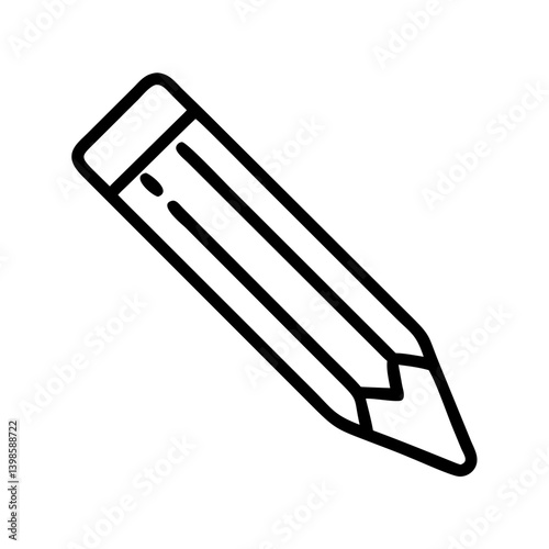 Pencil icons symbolize creativity and artistic expression. Essential for drawing, writing, and educational themes, these designs reflect the art of communication through simple tools.