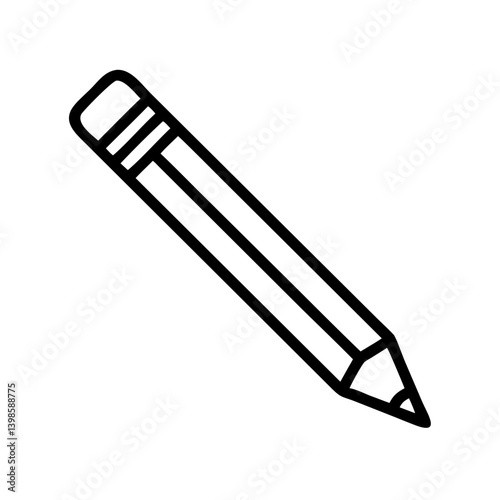 Pencil icons symbolize creativity and artistic expression. Essential for drawing, writing, and educational themes, these designs reflect the art of communication through simple tools.