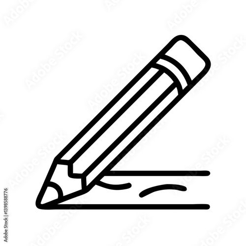 Pencil icons symbolize creativity and artistic expression. Essential for drawing, writing, and educational themes, these designs reflect the art of communication through simple tools.