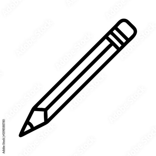 Pencil icons symbolize creativity and artistic expression. Essential for drawing, writing, and educational themes, these designs reflect the art of communication through simple tools.