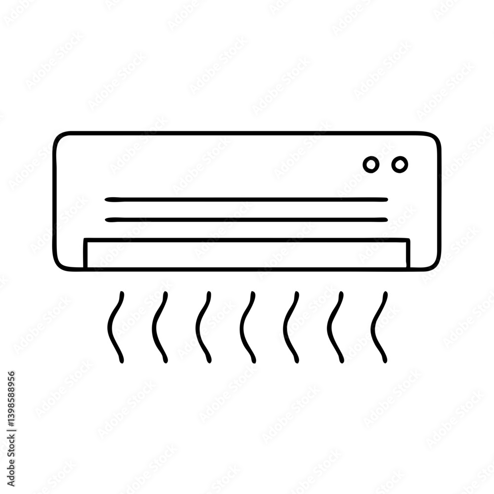 Air Conditioner Unit Home Cooling System Climate Control Device Air Conditioner Unit Home Cooling System Climate Control Device